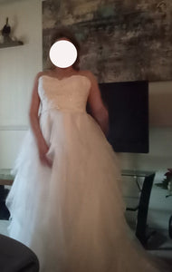 David's Bridal '9WG3830' wedding dress size-16W NEW