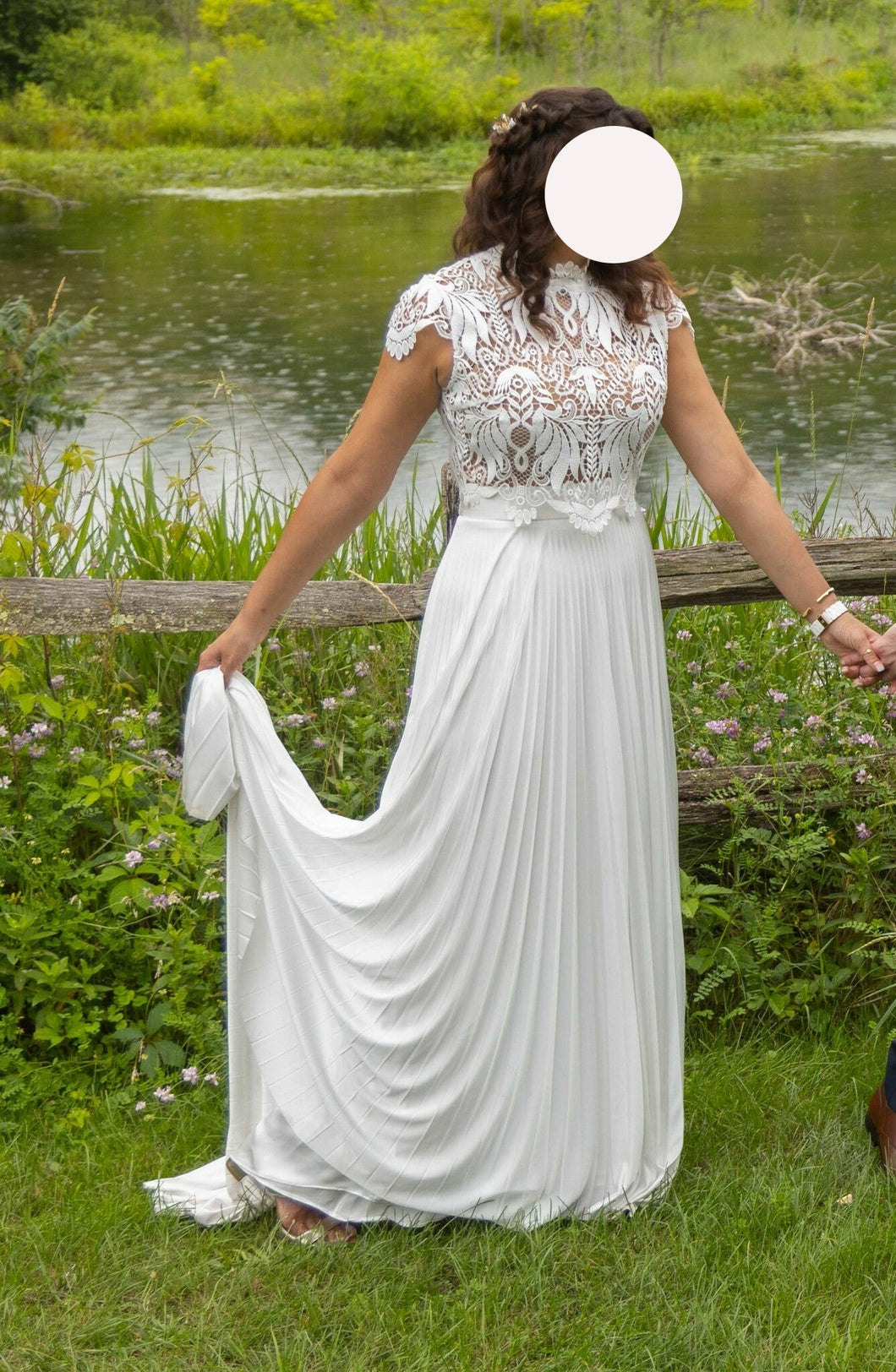 Catherine Deane 'Rana Skirt & Tori Topper' wedding dress size-08 PREOWNED
