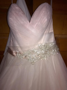 Allure '2904' size 12 new wedding dress front view on hanger