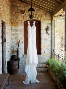 Enzoani 'BLUE - MAREENA ' wedding dress size-04 PREOWNED