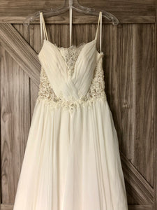 Sincerity '3991' wedding dress size-06 PREOWNED