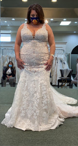 Essense of Australia 'D2452' wedding dress size-12 NEW