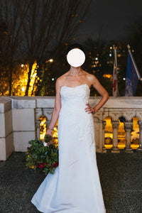 Oscar de la Renta '19SBE014FAIG' wedding dress size-06 PREOWNED