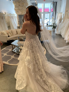 Hayley Paige 'Blush' wedding dress size-12 NEW