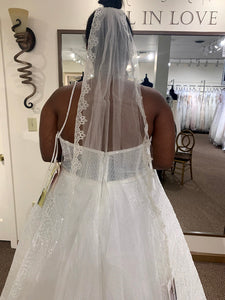 Mori Lee '#2095' wedding dress size-14 NEW