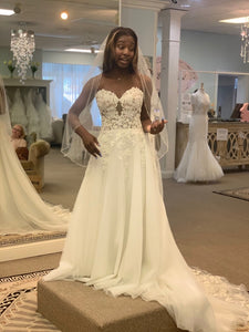 Morilee 'Pierette 2044' wedding dress size-08 NEW