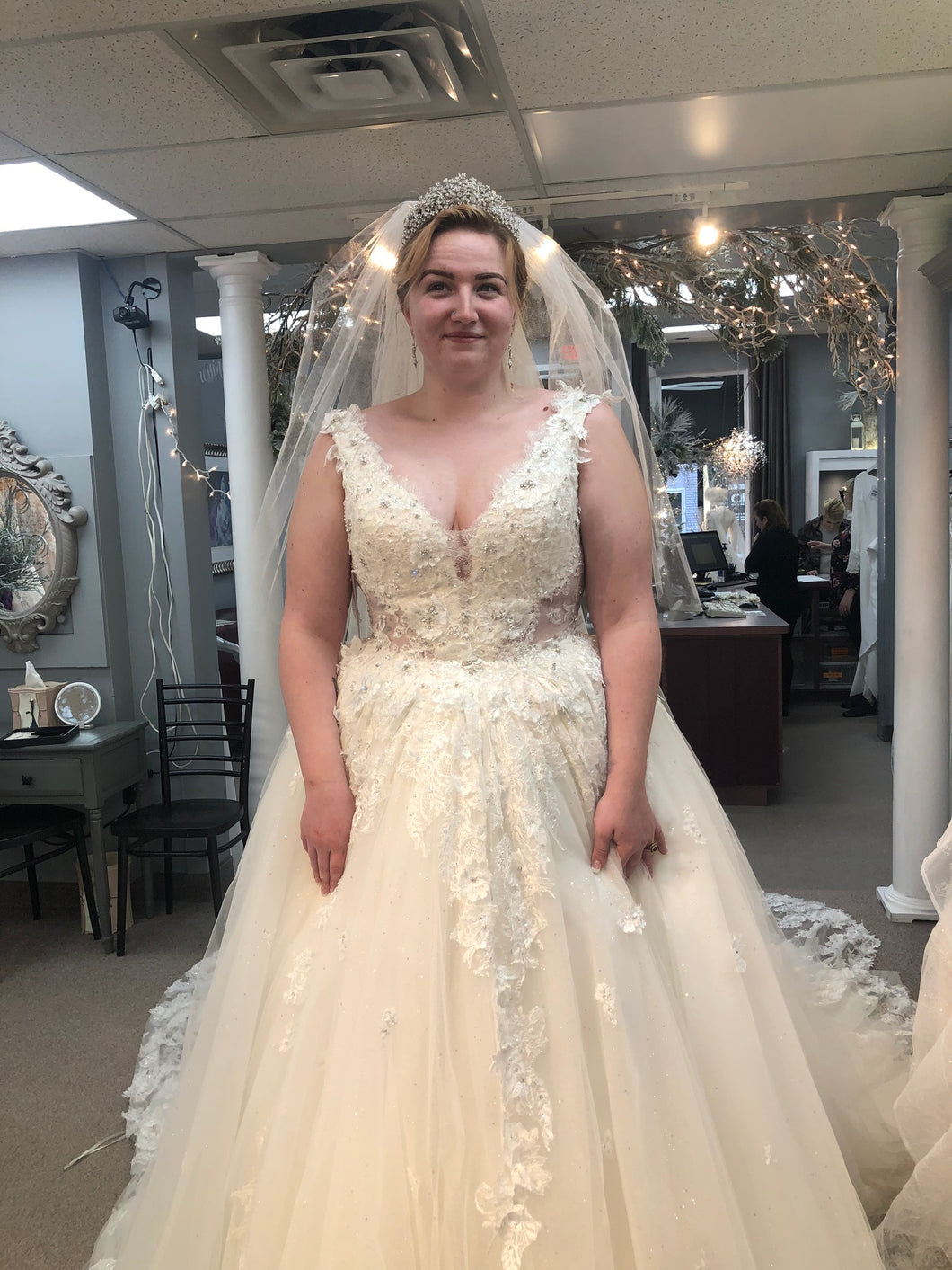 Randy Fenoli 'Anastasia ' wedding dress size-12 NEW
