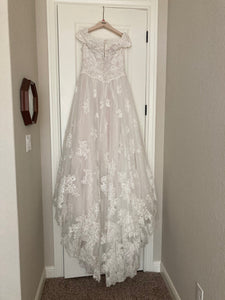 Oleg Cassini 'CWG768' wedding dress size-12 PREOWNED