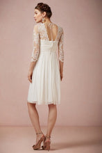 Load image into Gallery viewer, BHLDN &#39;Omari&#39; size 4 used wedding dress back view on model
