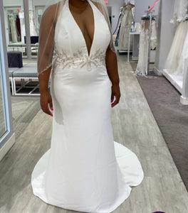 Galina Signature '26310124' wedding dress size-18W NEW