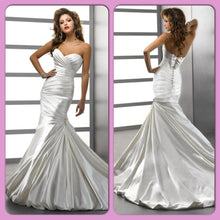 Load image into Gallery viewer, Sottero and Midgley &#39;Kendall&#39; size 10 used wedding dress front/back views on model
