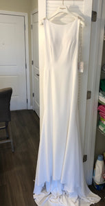 Pronovias 'Olalde' size 6 new wedding dress front view on hanger