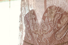 Load image into Gallery viewer, Hayley Paige &#39;Amethyst&#39; size 12 used wedding dress close up of fabric
