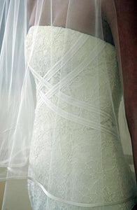 Carolina Herrera 'Lace Strapless' - Carolina Herrera - Nearly Newlywed Bridal Boutique - 2