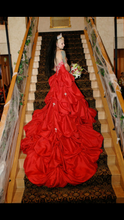 Load image into Gallery viewer, Allure Bridal &#39;Beaded Red&#39;
