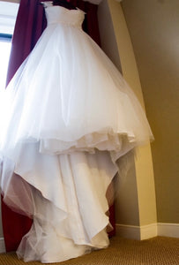 JUSTIN ALEXANDER '3773' wedding dress size-02 PREOWNED