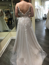 Load image into Gallery viewer, Mon Cheri Bridal &#39;118136&#39; size 10 sample wedding dress back view on bride

