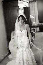 Load image into Gallery viewer, Lazaro Dropped Waist Beaded Mermaid Wedding Dress - Lazaro - Nearly Newlywed Bridal Boutique - 1
