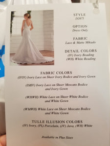 Essense of Australia 'Style D2675' wedding dress size-12 NEW