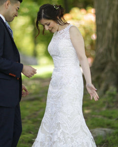 BHLDN 'Adalynn Gown ' wedding dress size-04 PREOWNED