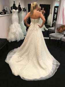 Justin Alexander '8869' wedding dress size-10 NEW