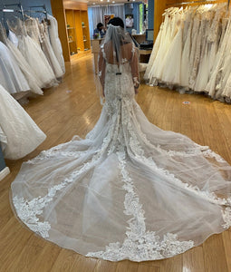 Calla Blanche '133-12115' wedding dress size-12 NEW