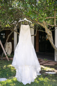 David's Bridal 'WG3869' wedding dress size-04 PREOWNED