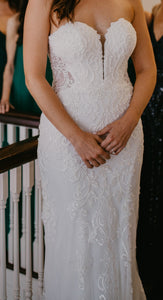 Essense of Australia 'D2988' wedding dress size-12 PREOWNED