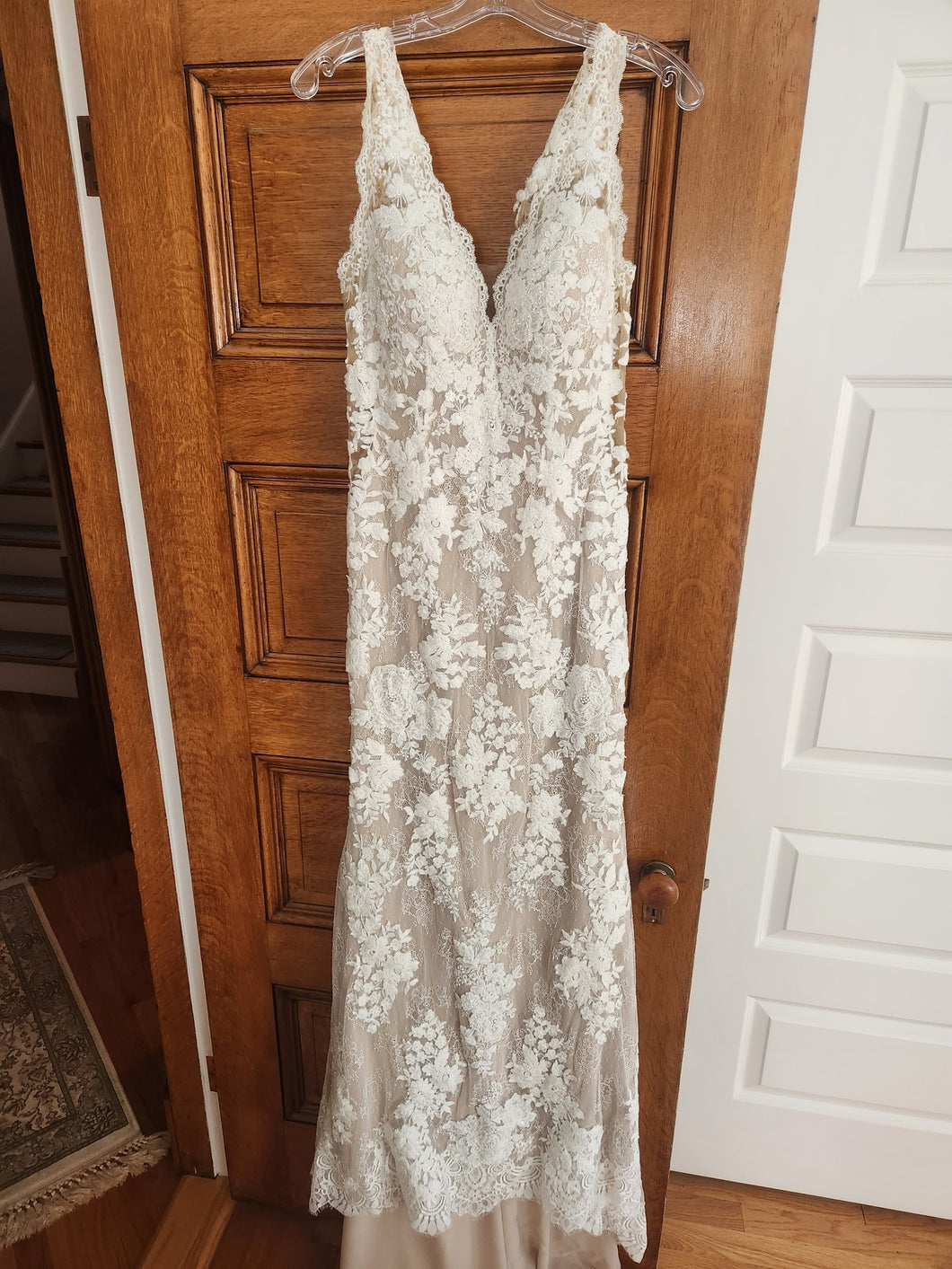 Stella York '6933' wedding dress size-10 NEW