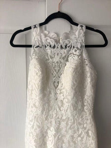 St. Patrick 'Bambari' size 8 new wedding dress front view close up