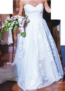 Priscilla of Boston 'Galina Signature' wedding dress size-06 PREOWNED