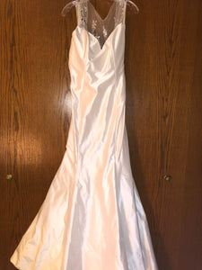 Isabelle Armstrong 'Helena' size 10 new wedding dress front view on hanger