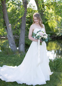 Watters 'Jordana' wedding dress size-04 PREOWNED
