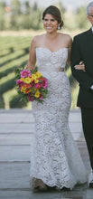 Load image into Gallery viewer, Romona Keveza &#39;L5130&#39; size 10 used wedding dress front view on bride
