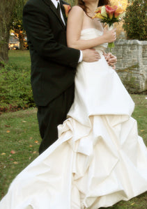 Romona Keveza 'Pickup Dress (don't know actual name)' wedding dress size-04 PREOWNED