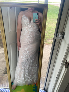 Azazie 'Sade' wedding dress size-10 NEW