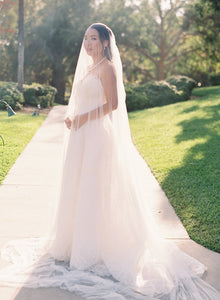 Oscar de la Renta 'Dee' wedding dress size-04 PREOWNED