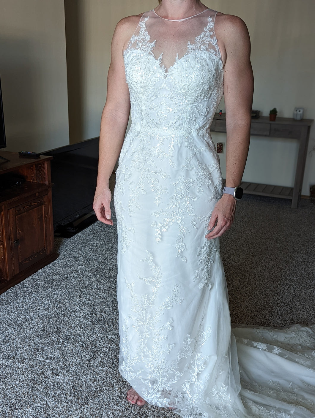Oleg Cassini 'CWG909' wedding dress size-06 NEW