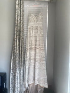 Lillian West '6507' wedding dress size-06 NEW