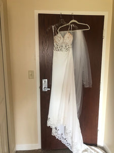 Enzoani 'McKinley ' wedding dress size-00 NEW