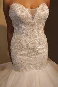 JUSTIN ALEXANDER '8901' wedding dress size-08 NEW