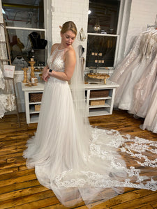 Stella York '7272' wedding dress size-06 PREOWNED