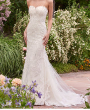 Load image into Gallery viewer, Maggie Sottero &#39;Sandra, by Rebecca Ingram&#39; wedding dress size-08 PREOWNED
