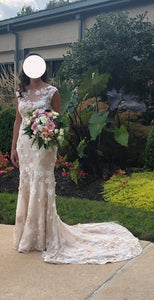 Milla Nova  'Goldie ' wedding dress size-06 PREOWNED