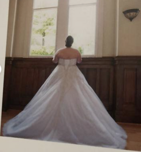 alfred angelo 'DISNEY TIANA' wedding dress size-22 PREOWNED