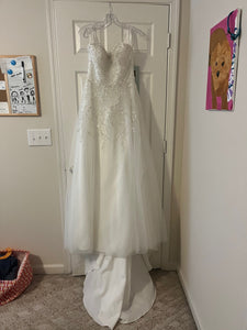 Justin Alexander 'VERA 99199LND' wedding dress size-10 SAMPLE