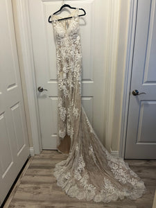 Stella York '6933' wedding dress size-06 PREOWNED