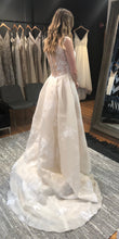 Load image into Gallery viewer, Ines Di Santo &#39;Coco&#39; size 12 used wedding dress back view on bride
