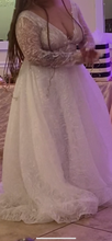 Load image into Gallery viewer, Elena Morar &#39;Moon Stone 2021&#39; wedding dress size-16 PREOWNED
