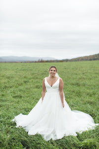 Justin Alexander '88093' wedding dress size-06 PREOWNED